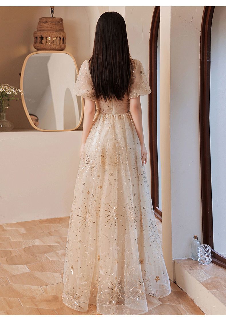 玫泊琳新品成人礼女礼服晚礼服裙女新款学生岁礼宴会气质优雅主持平时