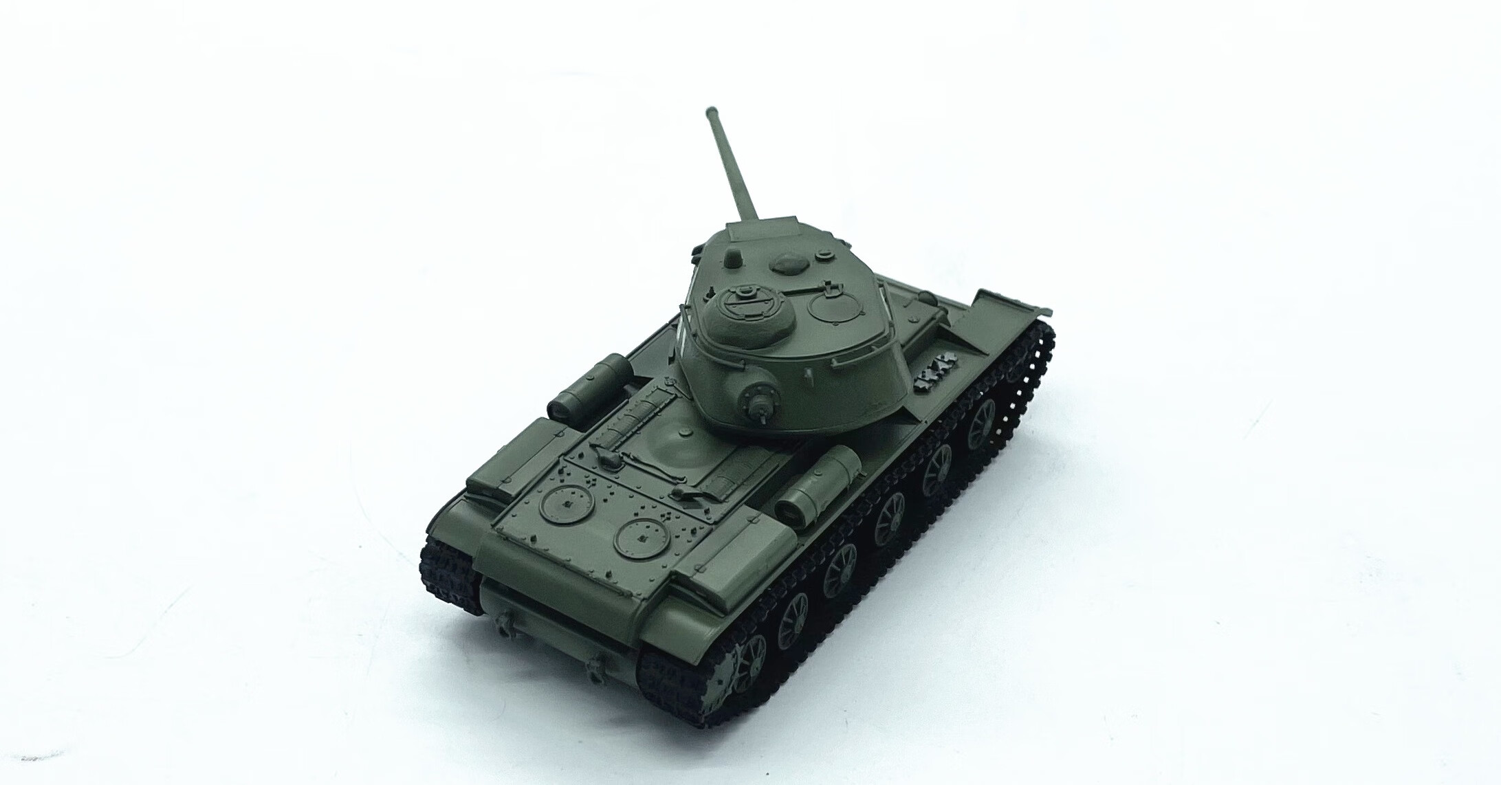 【官方优选】精品1:72苏联kv-85重型坦克模型白色61坦克世界小号手