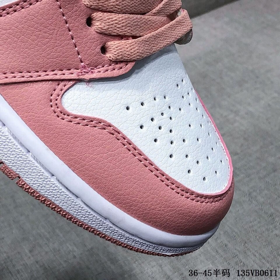 aj 1 low light arctic pink(gs)北极粉低帮板鞋运动鞋上市时间