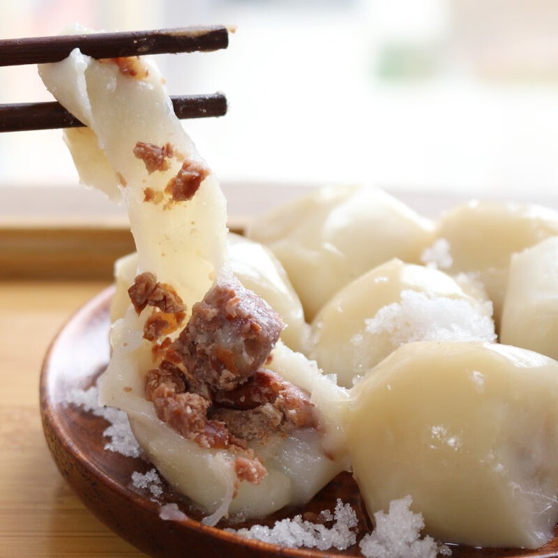 轻恋 大菜园 东北粘豆包 江米面白豆包 东北特产粘米包 350*3袋【图片