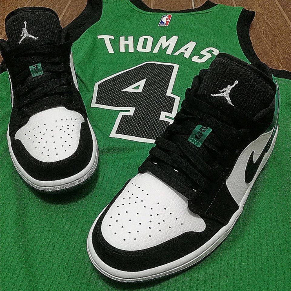 莆田aj 【精选】 黑绿脚趾 低中高帮板鞋 莆田联名纯原头层情侣男女运