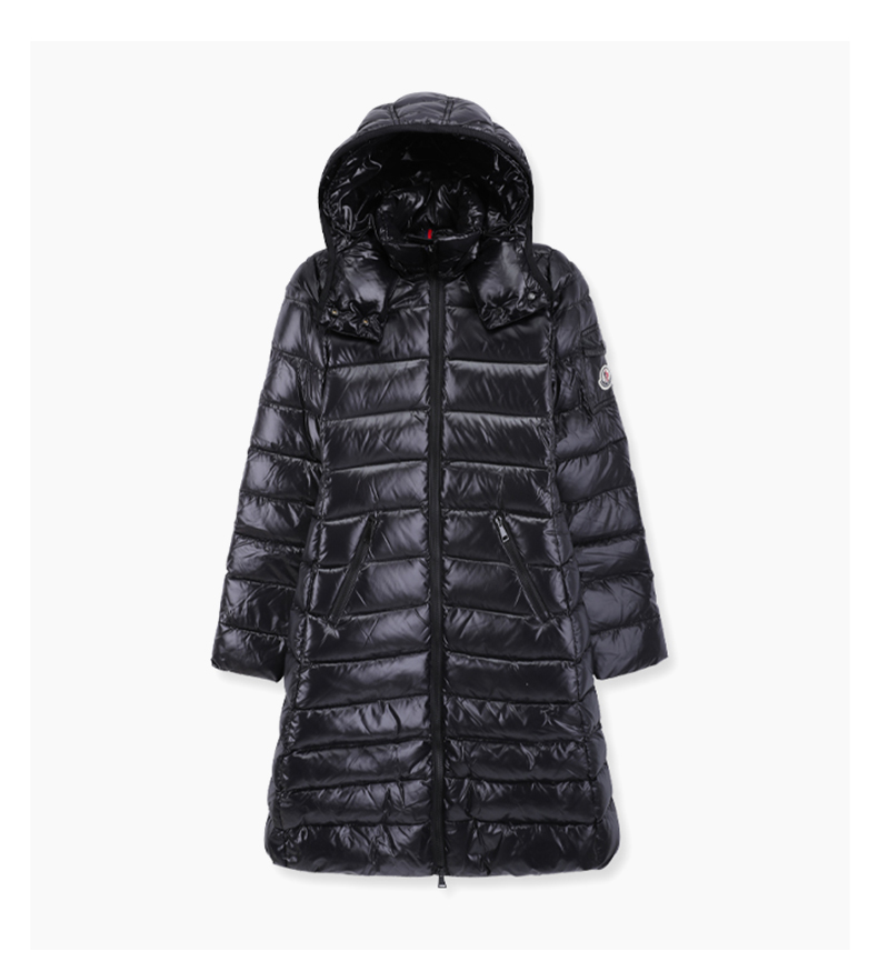 moncler/蒙口 moka女士长款羽绒服 黑色f20931c51300 68950 999 0