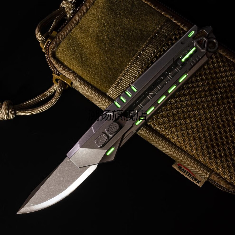 毒液美工刀钛合金江湖小庸naithaw毒液快拆重型美工刀钛合金tc21户外