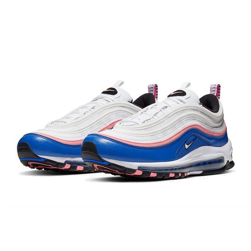 nike耐克airmax97男子子弹头气垫跑步鞋dh1085黄红蓝dh1085700445