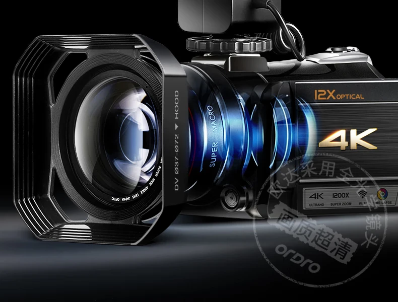 Ouda camera 4K professional live broadcast camera handheld digital DV video recorder high-definition movie electromechanical business live home travel meeting vlog small video standard + battery + 128G card + 4K + charging microphone + distance increase + photography light Ouda camera 4K professional live broadcast camera handheld digital DV video recorder high-definition movie electromechanical business live home travel meeting vlog small video standard + battery + 128G card + 4K + charging microphone + distance increase + photography light