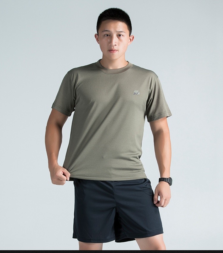 07体能服陆体能训练服套装 圆领短袖t恤速干透气上衣短裤夏季男女款