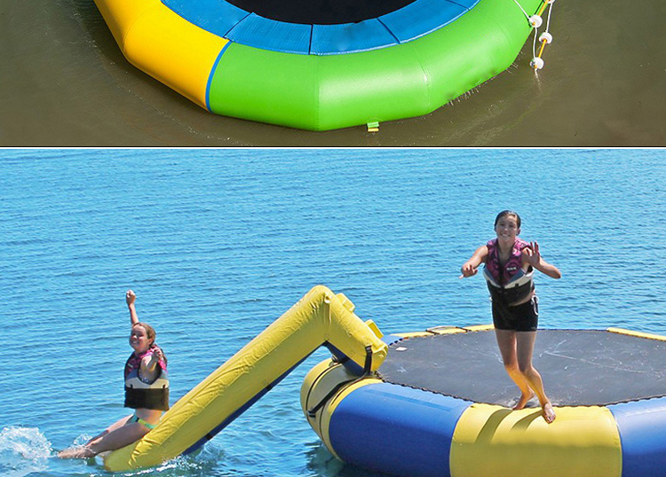 京选好货充气水上玩具蹦蹦床水上充气跳床蹦蹦床跷跷板儿童玩具海洋球