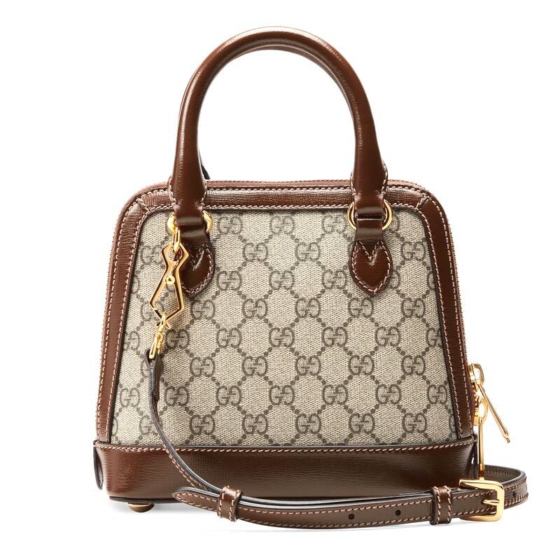 【买手代购】gucci/古驰女士1955系列迷你手提包皮革细节送女友生日