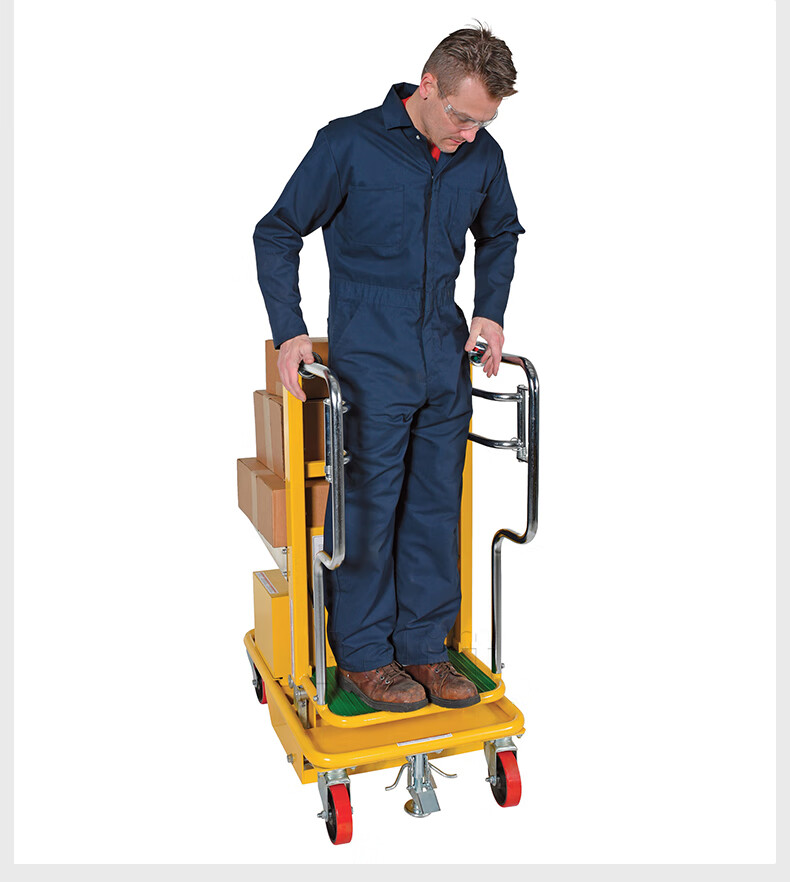 锐励relift高空取料车轻型取料机登高车wf200a简易型取货车电动升降机