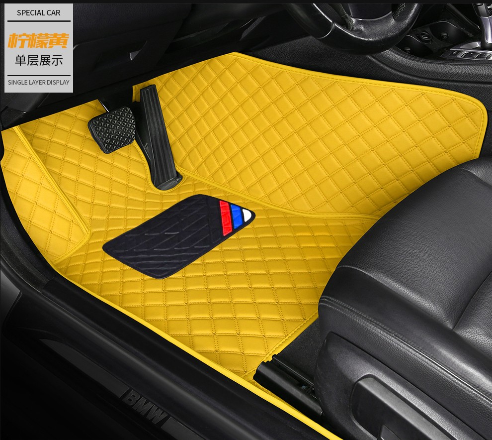 专用于宝马m3m5m4m8m2m6ix3i8女性专车定制脚垫汽车全包围四季脚踏垫