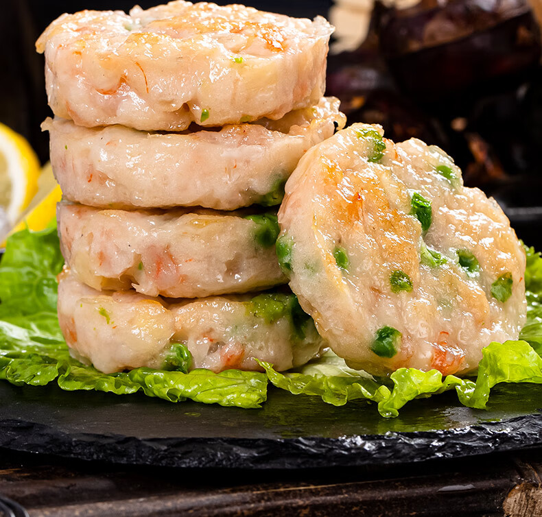 日式虾饼半成品速冻油炸小吃商用宝宝儿童孕妇日本早餐蔬菜鲜虾饼