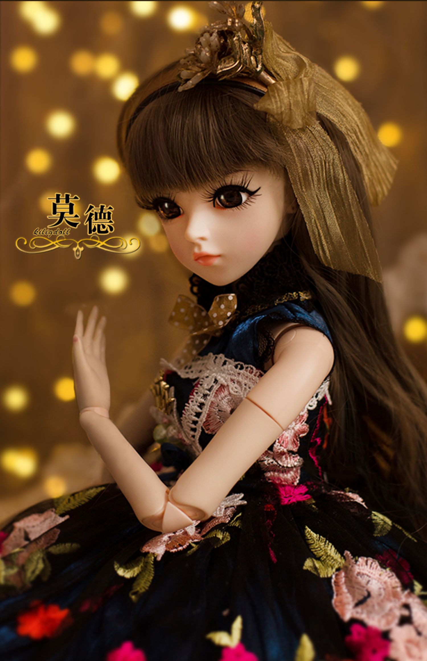 多丽丝凯蒂bjd娃娃玩具正版洋娃娃女孩60厘米sd仿真大号公主换装罗拉