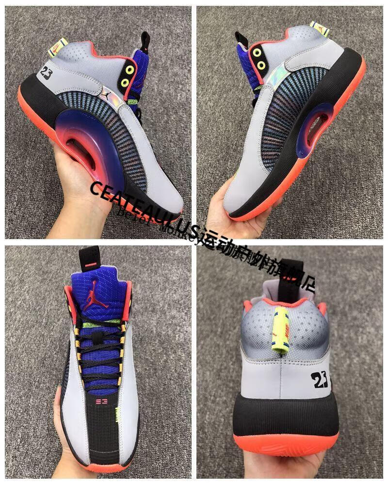 【官方旗舰店】air maxzoom aj35代低帮白紫郭艾伦彩色拼接东契奇实战