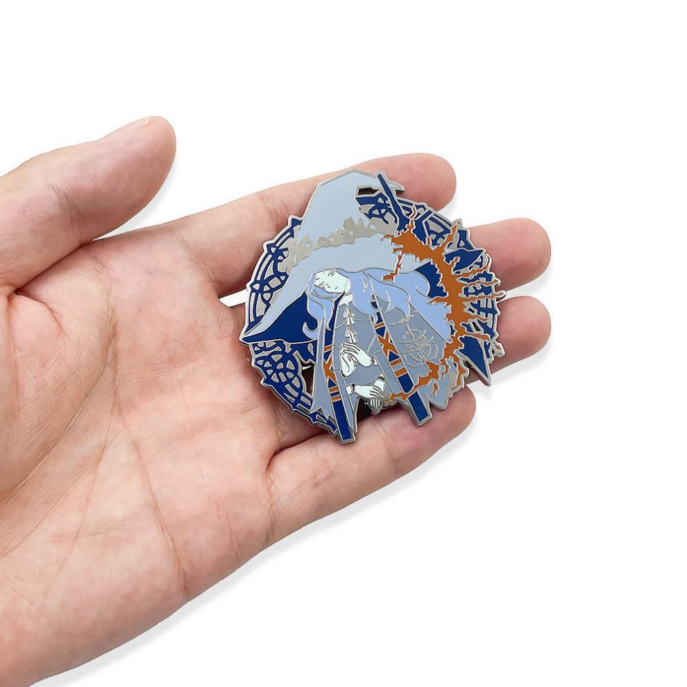 金属徽章胸针 女巫梅琳娜 月之公主菈妮仿珐琅金属徽章游戏 菈妮