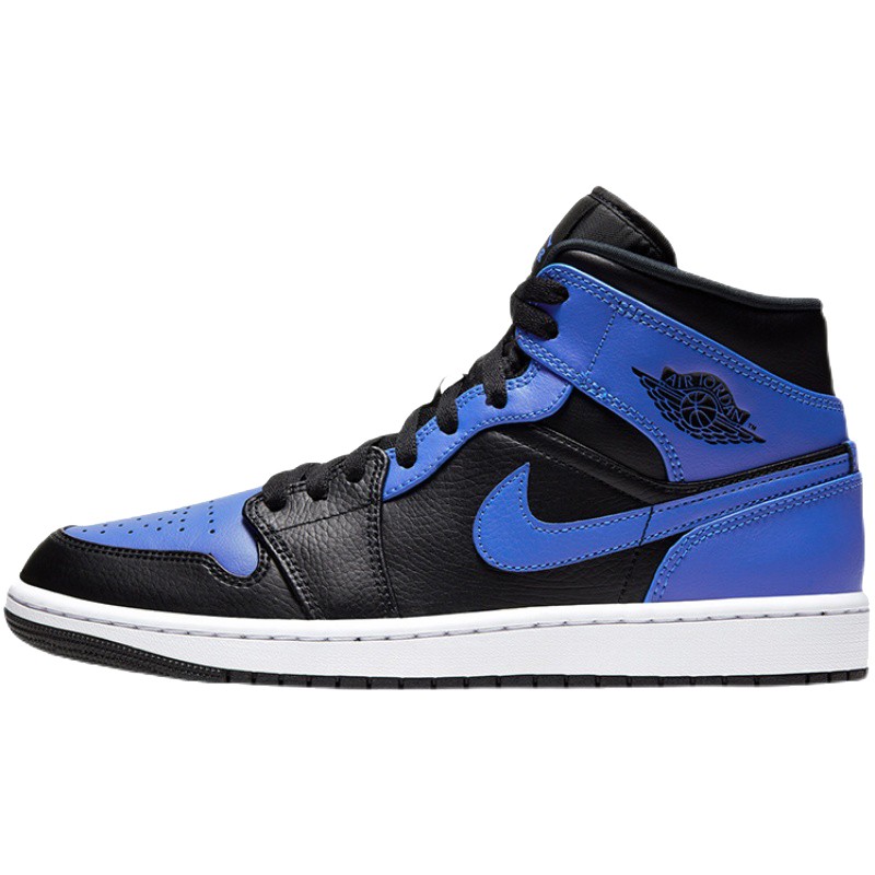 【现货】耐克 jordan 1 aj1海军蓝男女情侣篮球鞋 554724-554725-131