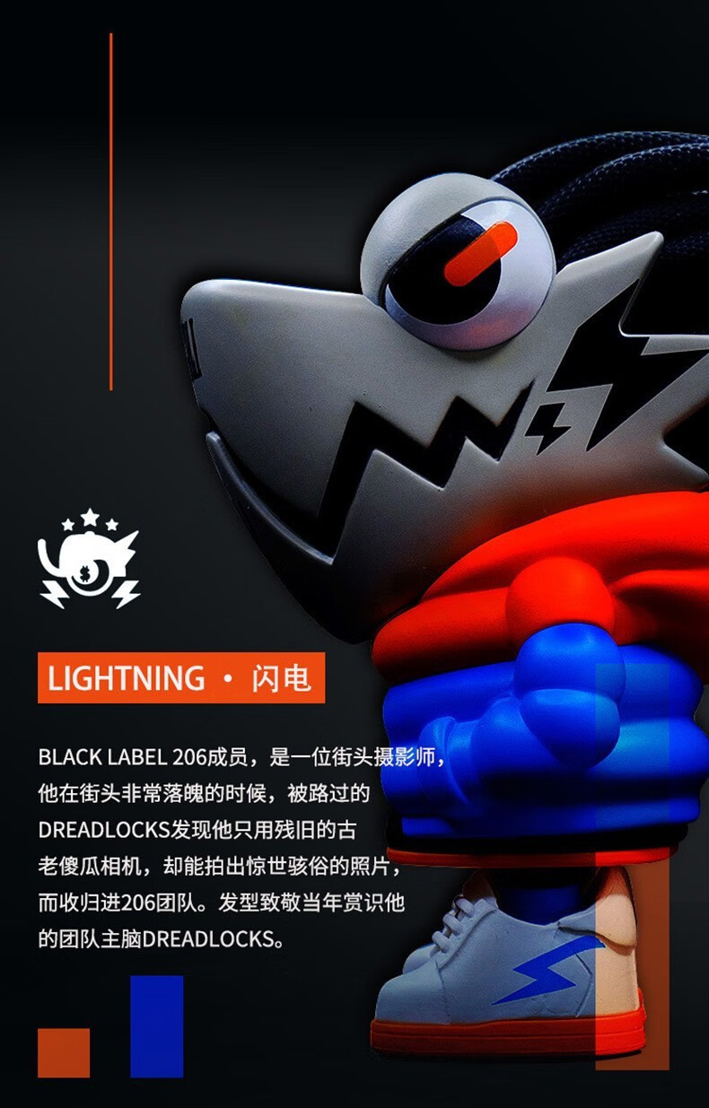 变色龙6代第六梦想新大陆盲盒lamtoys潮玩仔街头脏辫手办摆件男生礼物