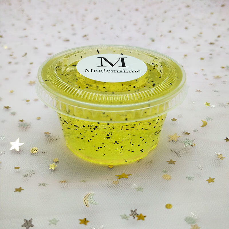 起泡胶史莱姆便宜m家彩泥解压泥起泡王4盒110ml起泡胶不同色