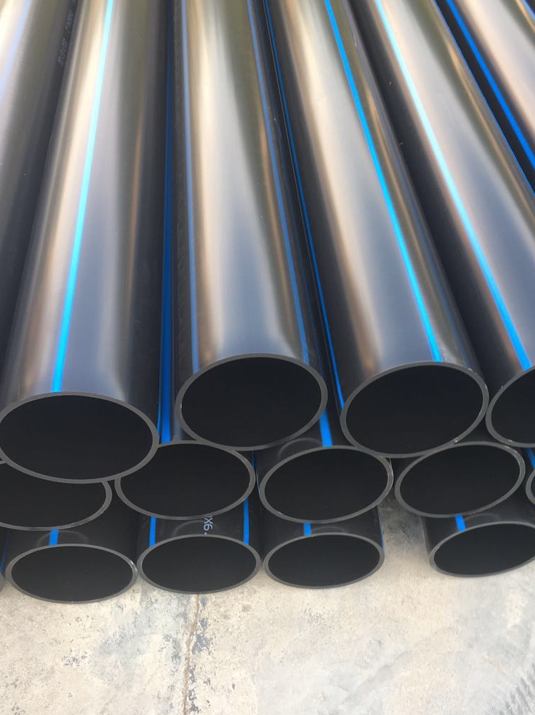 pe水管自来水管pe管加厚自来水管25mm给水管dn63黑塑料水管50热熔硬管