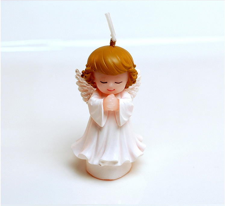 儿童派对用品生日礼物创意网红生日蜡烛无烟蜡烛天使宝宝小蜡烛 许愿