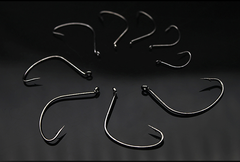 倒钓钩 倒吊钩 路亚单钩wacky钩维基无铅钓组倒歪嘴