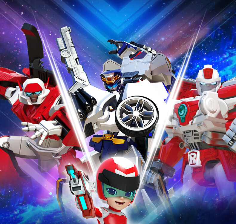 贝英杰 儿童玩具托宝战士银河侦探银河亚路儿童男孩变形机器人汽车