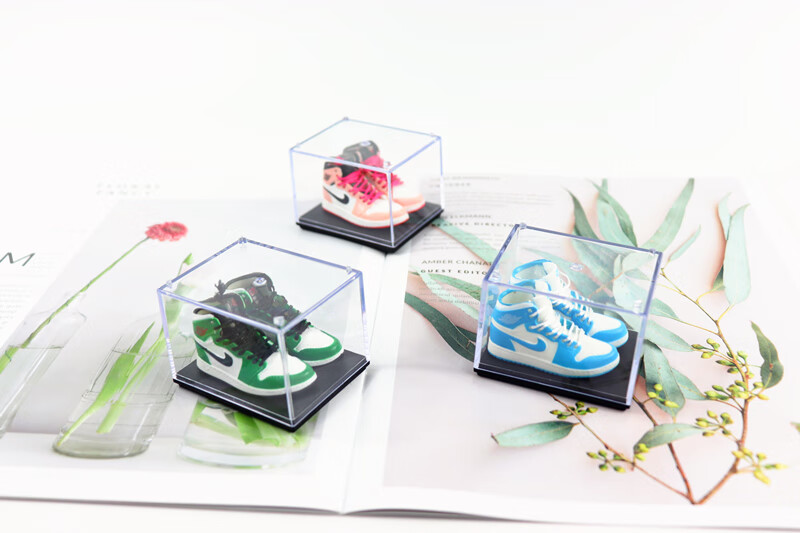 aj球鞋模型 小aj1篮球鞋子模型挂件汽车载3d摆件创意生日礼物蛋糕装饰
