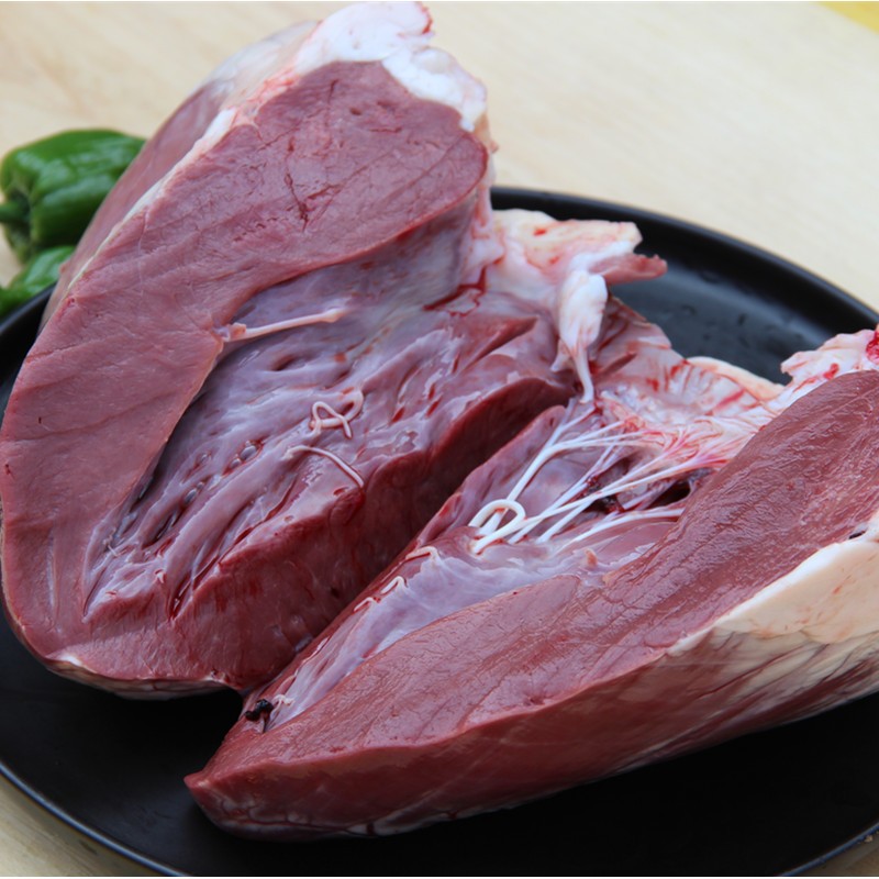 妙优可 【 jd物流】新鲜生牛心 农家黄牛心 去油生牛心 牛杂 生牛肉