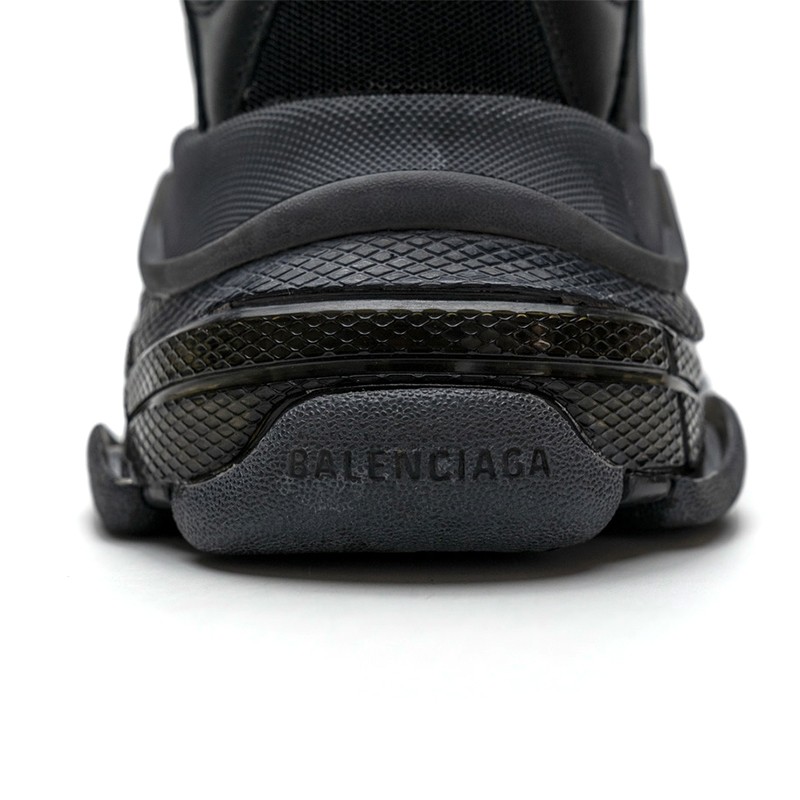 balenciaga巴黎世家男士triples做旧复古老爹鞋541624w09o11000黑色40
