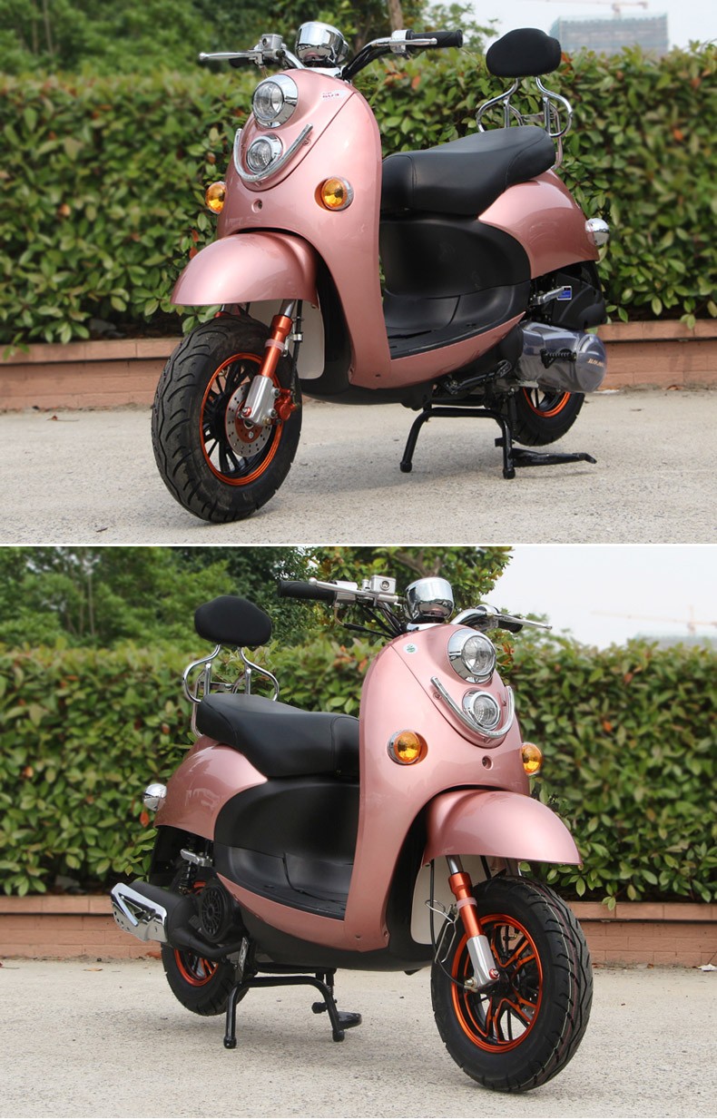 燃油小龟王125cc踏板摩托车可上牌助力车男女款燃油助力车街车小摩托