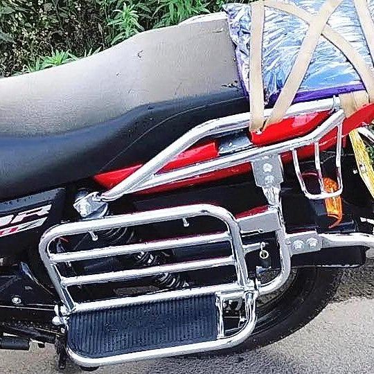 适用于雅马哈ybr150z国四摩托车后侧翻货架jym1508新天剑翻板脚踏架