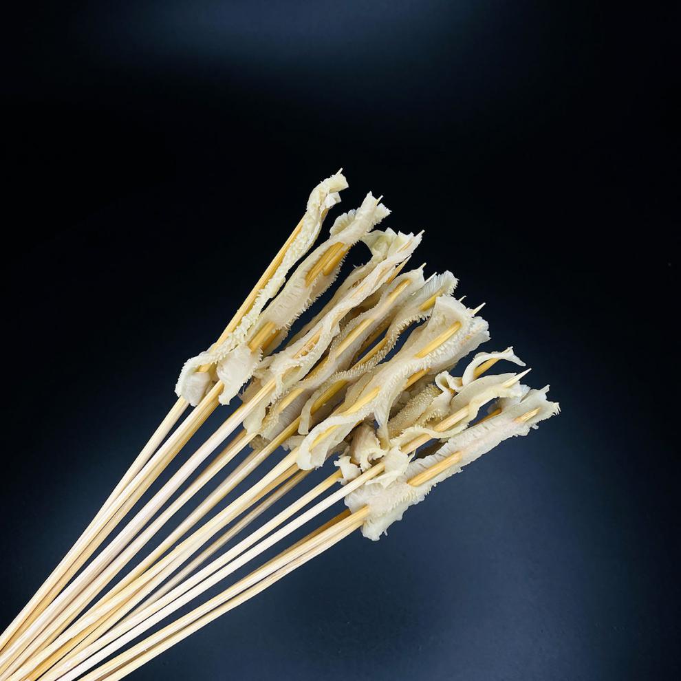 新鲜牛肚小串100串 铁板烧烤火锅食材网红冷锅涮清真毛肚串顺丰批发