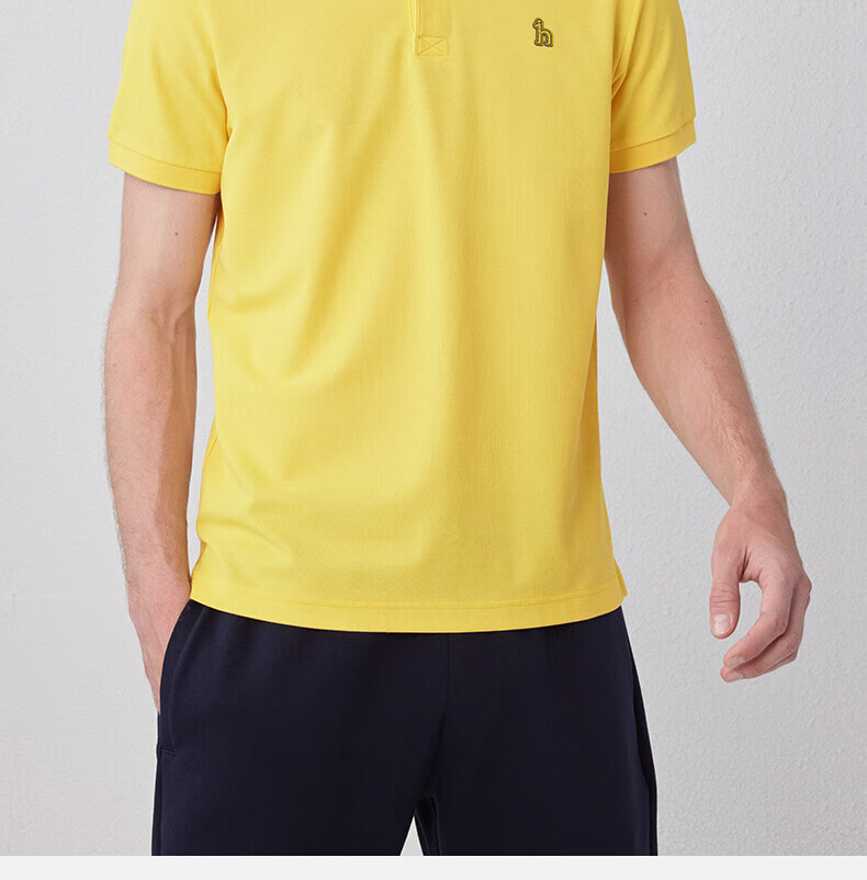 HAZZYS Men's Clothing, Summer [Cooling/Antibacterial/Mite-Proof] Short-Sleeve Polo Shirt for Men ASTZE0BBE23 9