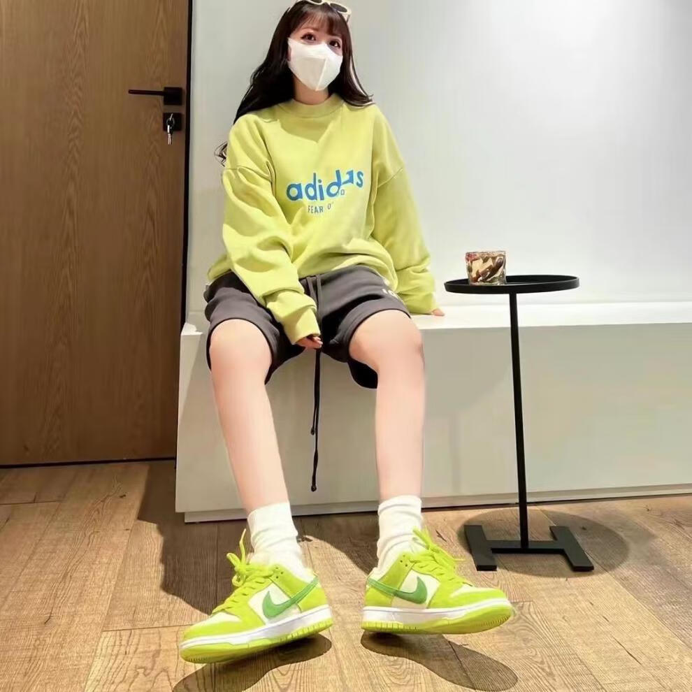 大友克洋男女同款 复古耐磨低帮休闲板鞋wonst dunk北极狐气垫款 36