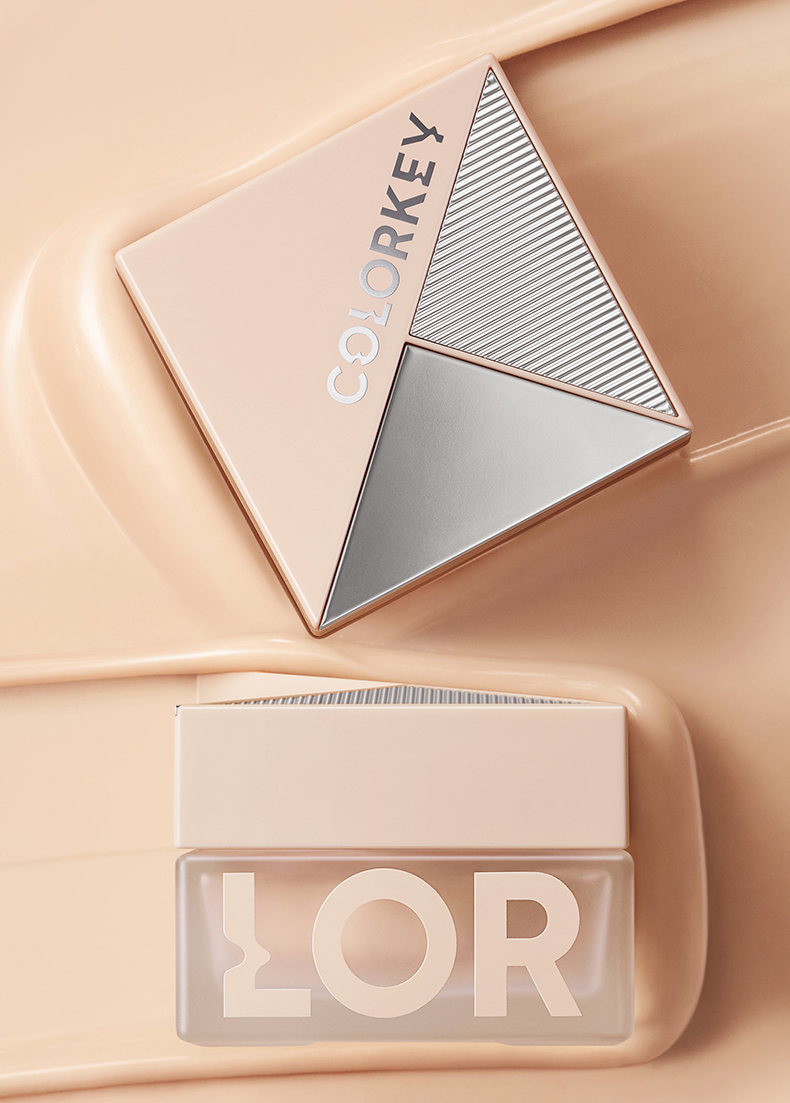 新品colorkey珂拉琪奶盖粉霜粉底液水润保湿持久控油不脱妆隔离女n1