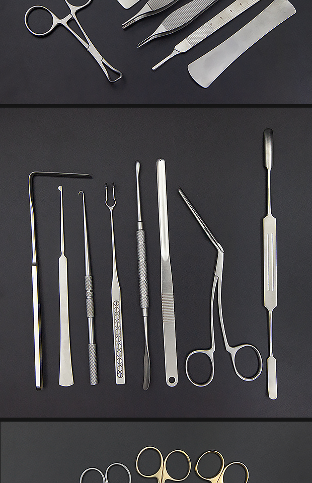 鼻综合手术器械套包鼻中隔器械鼻假体放置钳鼻夹板美容整形工具 两齿