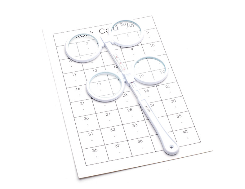 可调瞳距双面镜翻转拍镜近视远视弱视散光蝴蝶镜视力训练反转拍翻转拍