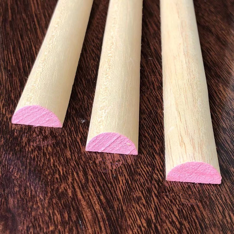 实木线条半圆线半弧形木条造型装饰指甲背景墙中欧式门框封边扣条