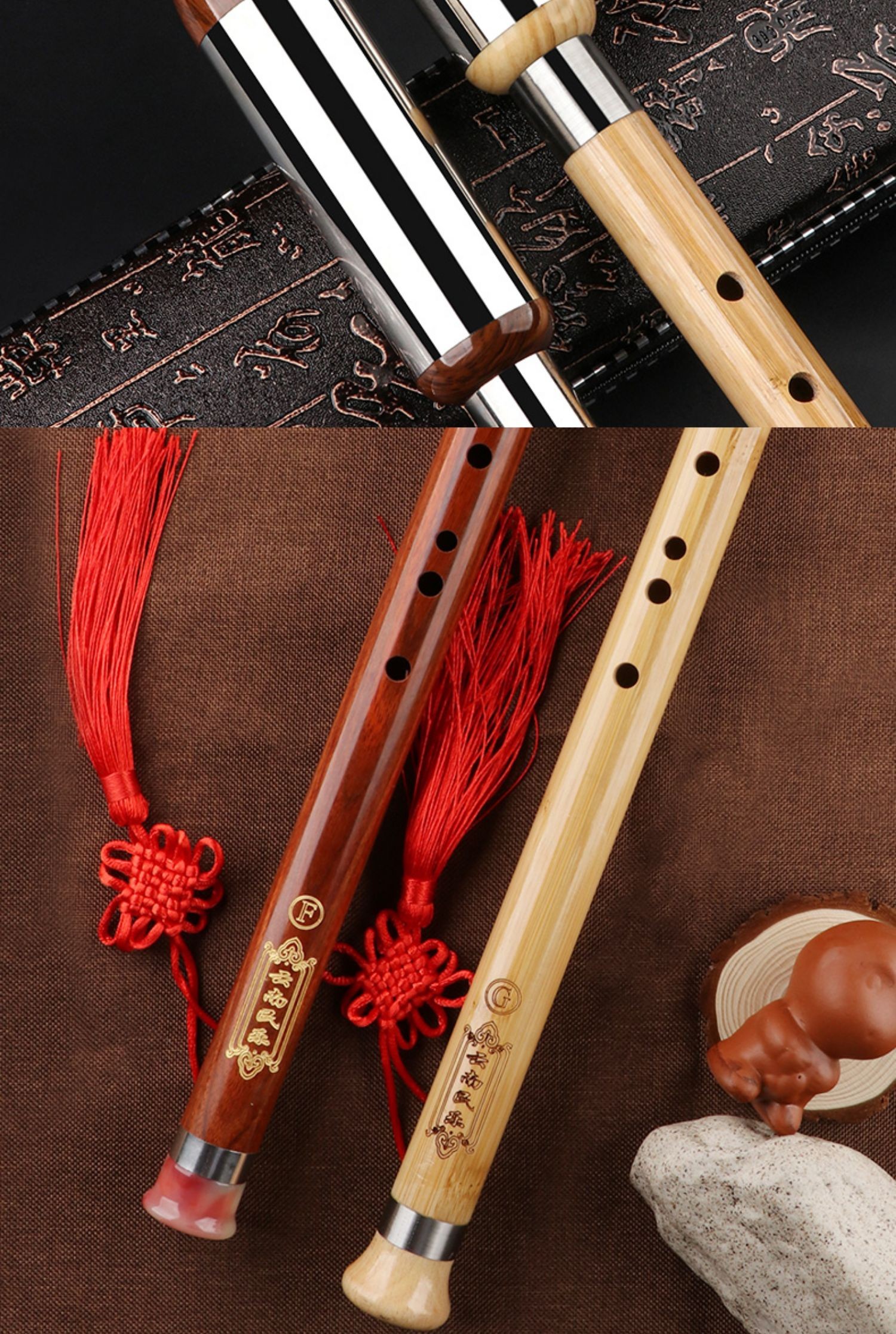 巴乌乐器小学生竖吹楠竹b调c调f调儿童成人初学演奏民乐巴乌 乌木款(c