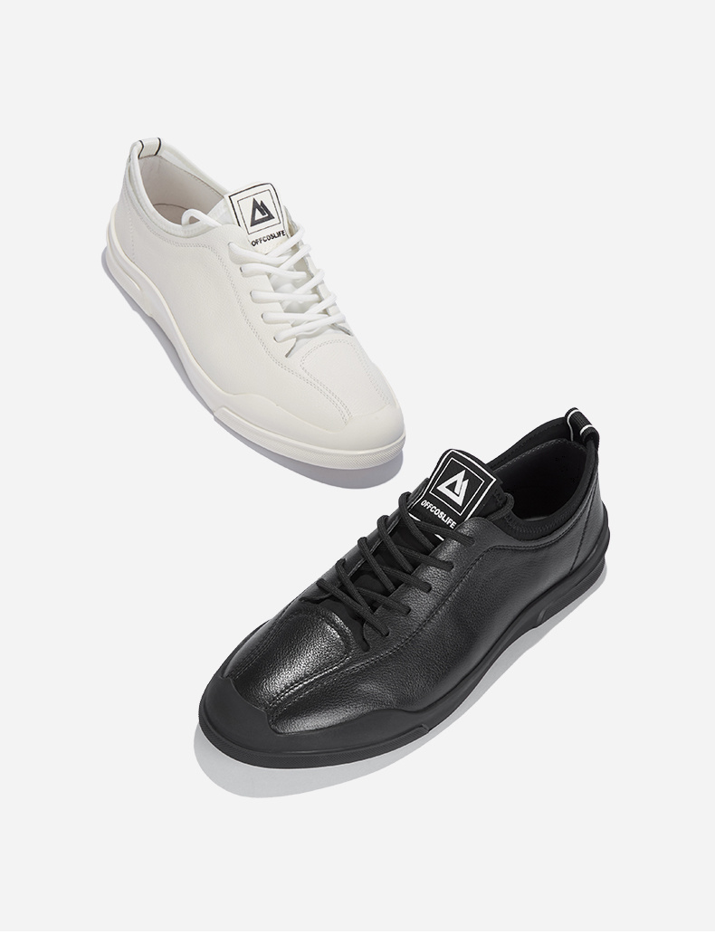 热风男鞋hotwind 2020年新款男士系带休闲鞋潮流百搭板鞋 01黑色 41正