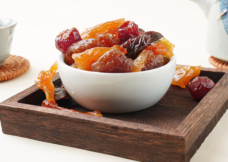 果脯500g桃脯梨脯杏脯京式蜜饯特产果干零食小吃北京发货 稻香村海棠