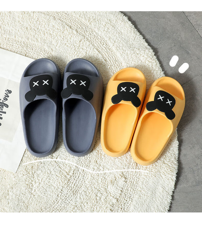 踩死感拖鞋女男士拖鞋男踩屎感家用ins潮流室内浴室洗澡防滑室外运动