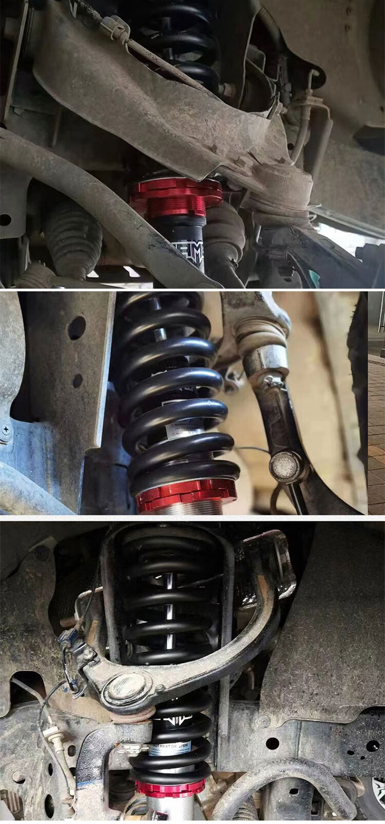 飞驰利源 尼桑途乐y61y62黑曼巴科曼沙蜥改装减震器升高1.