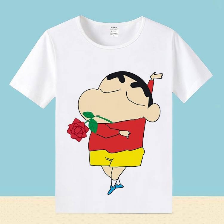 小新短袖情侣装夏韩版卡通t恤男女学生短袖t恤上衣服 13 s