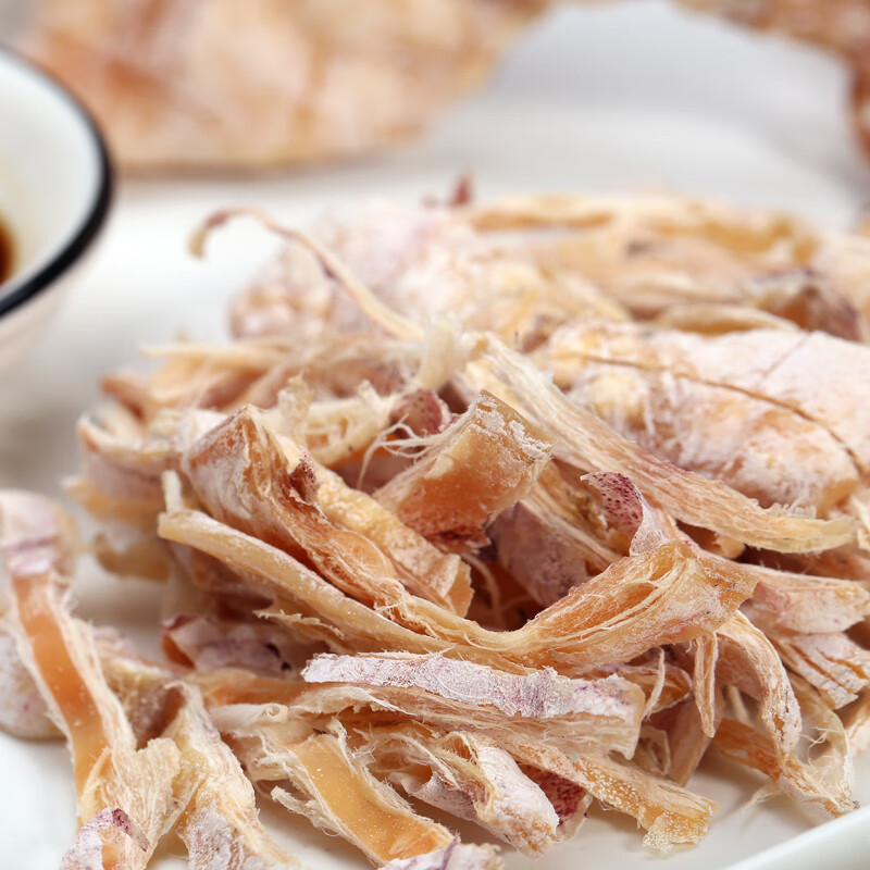 现烤鱿鱼干开袋即食烧烤鱿鱼碳烤手撕芥末鱿鱼丝零食40g*3袋(共发四袋