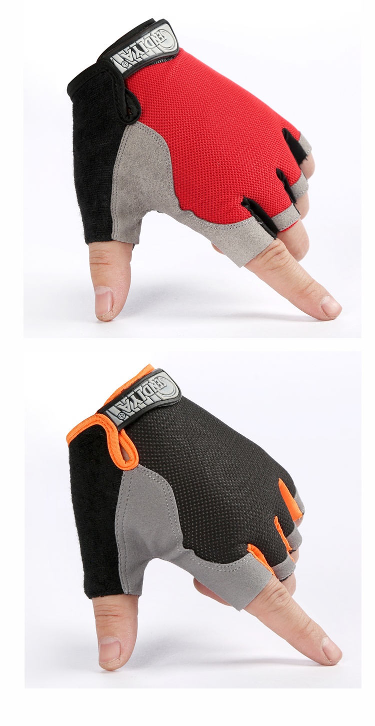 健身手套硅胶男女器械训练半指哑铃单杠引体向上防滑透气护掌运动