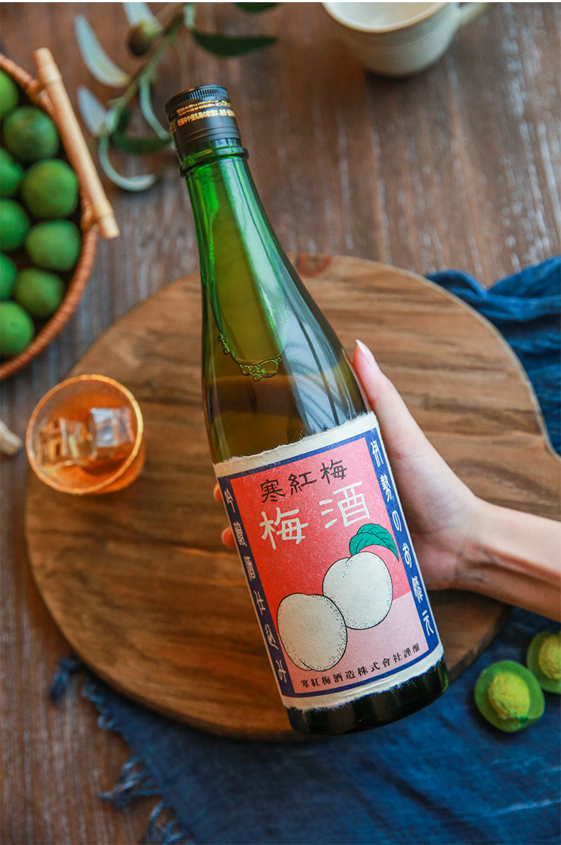 【日本原装进口】寒红梅吟酿清酒梅酒720ml 梅子利口酒日本酒女士酒