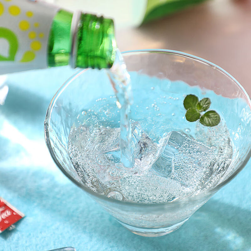 hamu气泡水200ml8瓶土耳其进口玻璃瓶颜值饮料网红苏打水夏含气汽水青