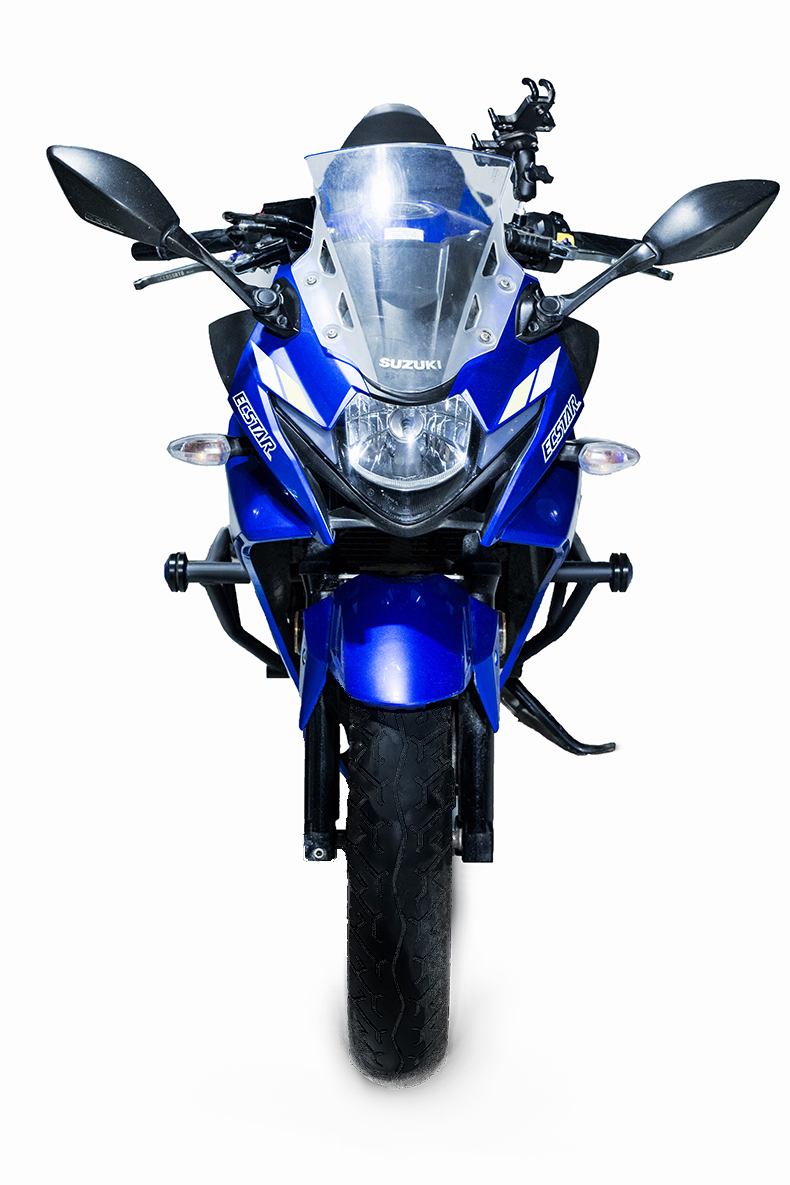 铃木gsx250r防摔杠车边改装铃木gsx250r护杠保险杠摩托车护架蓝色尼龙