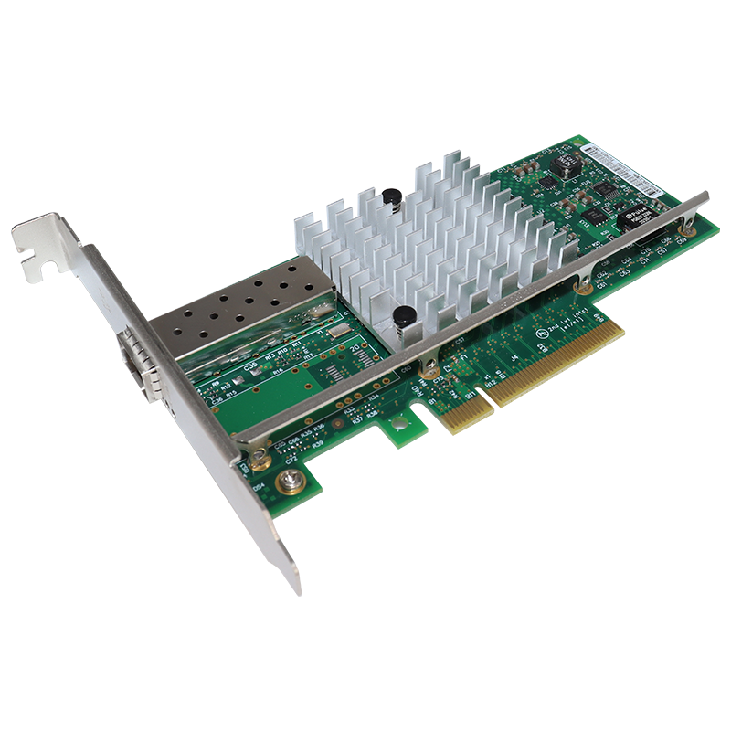 PERCKO intel82599万兆双口X520-DA2光纤网卡PCIE单口X520-DA1光模块 X520-DA1【82599EN芯片】万 ...
