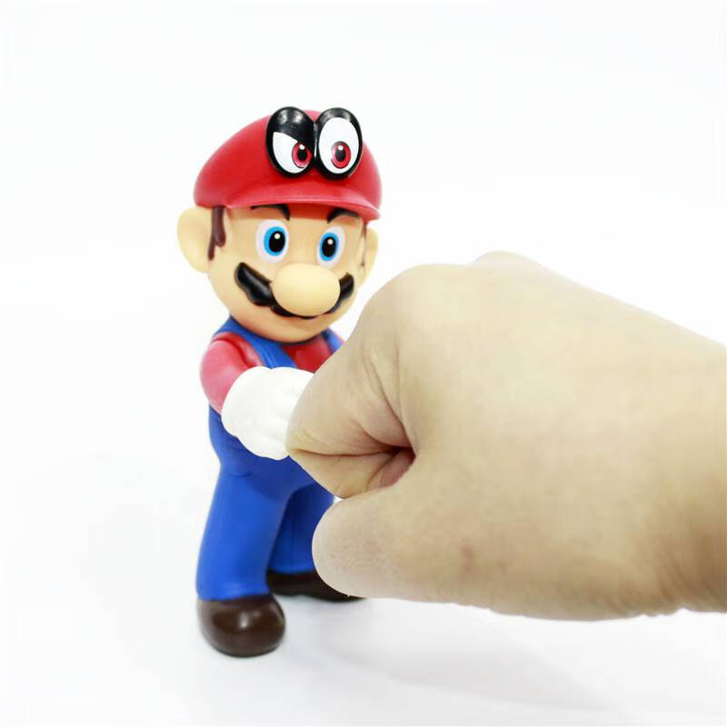 超级马里奥手办游戏周边超级玛丽手办模型摆件奥德赛马里奥路易金色